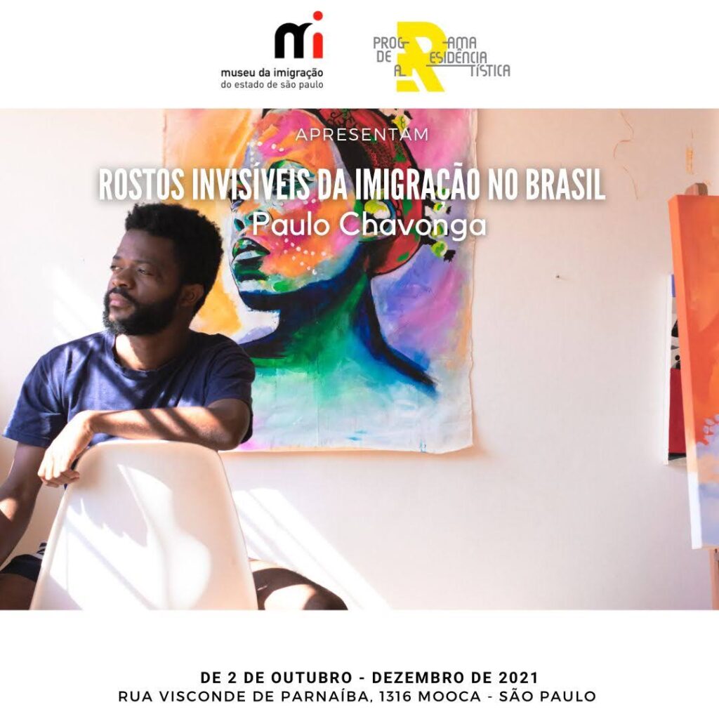 Exposição Rostos invisíveis da imigração no Brasil - Paulo Chavonga