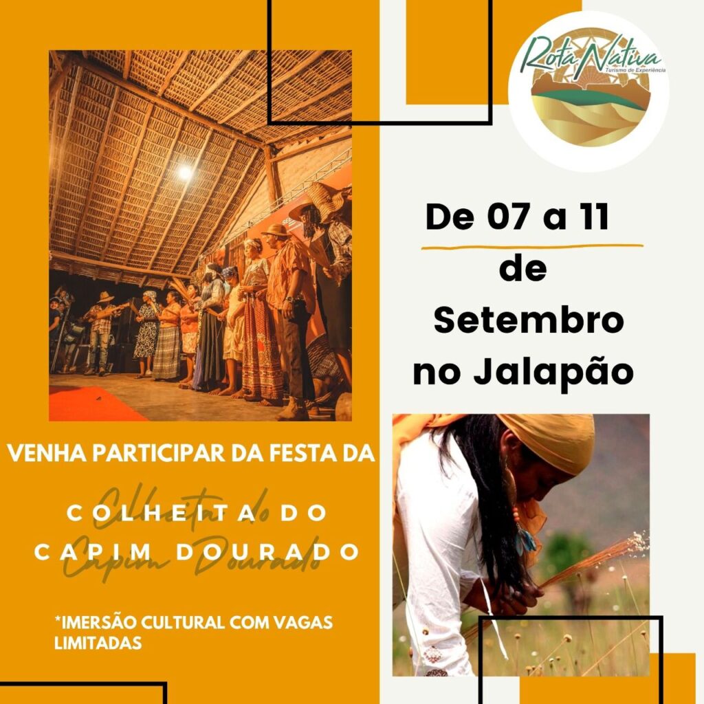 Festa da Colheita Capim Dourado Jalapão - TO - Turismo de Base Comunitária